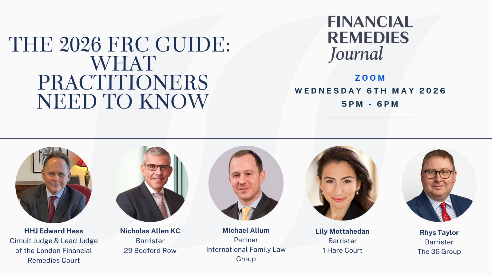 Free Webinar | The 2026 FRC Guide: What Practitioners Need to Know