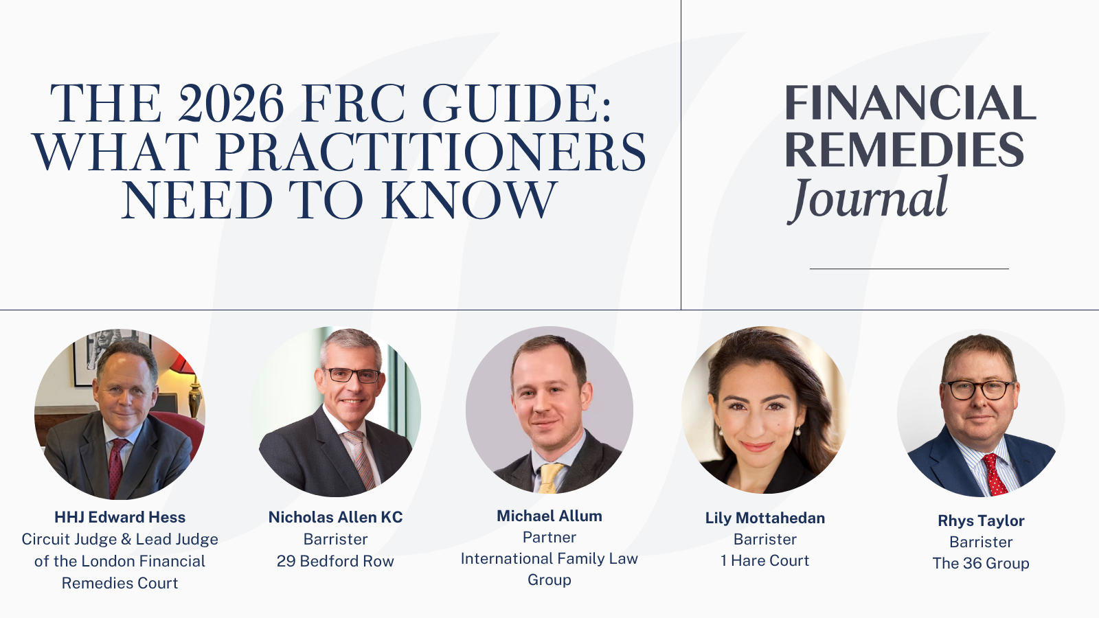 The 2026 FRC Guide: What Practitioners Need to Know